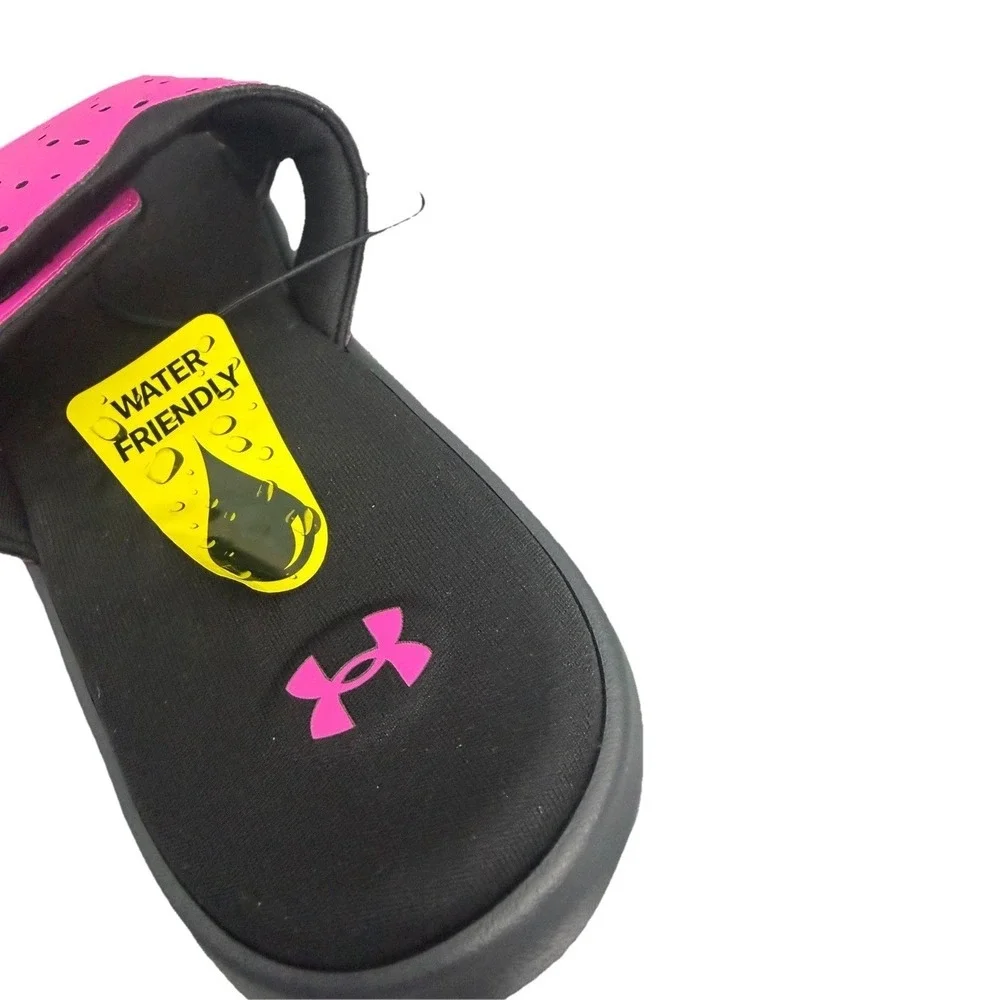 Under Armour‎ Girls 3026039 UA Ignite Pro Slides, Rebel Pink, Size 4y New